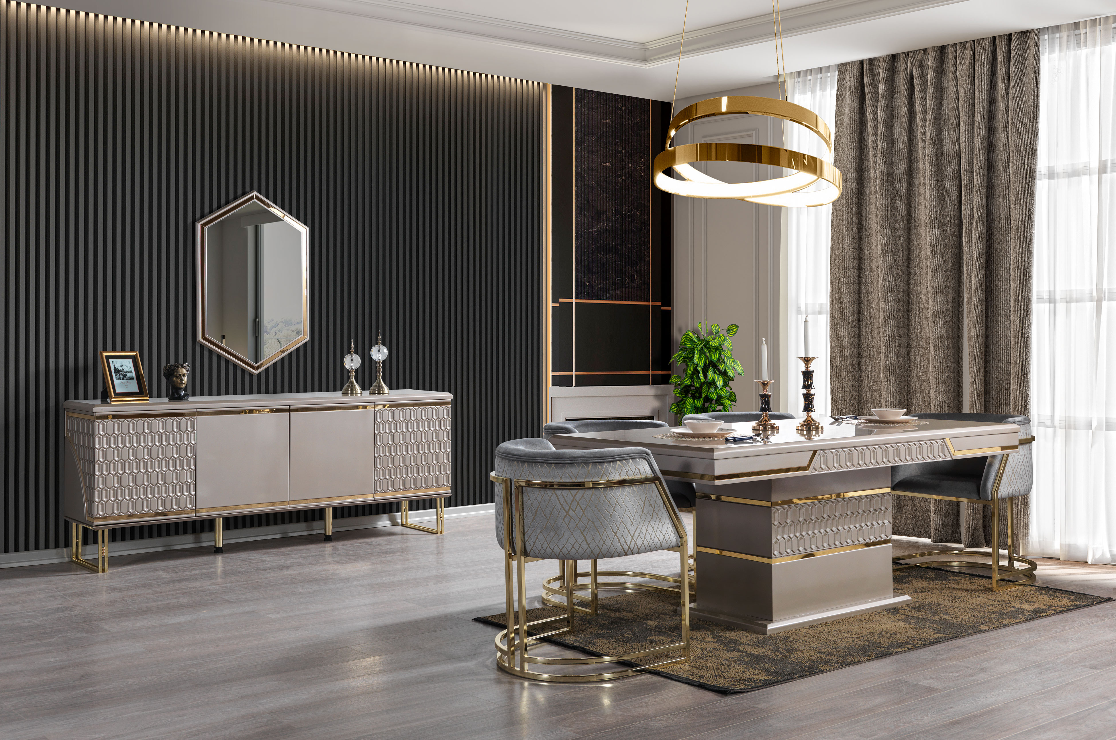 Milano yemek odası takımı